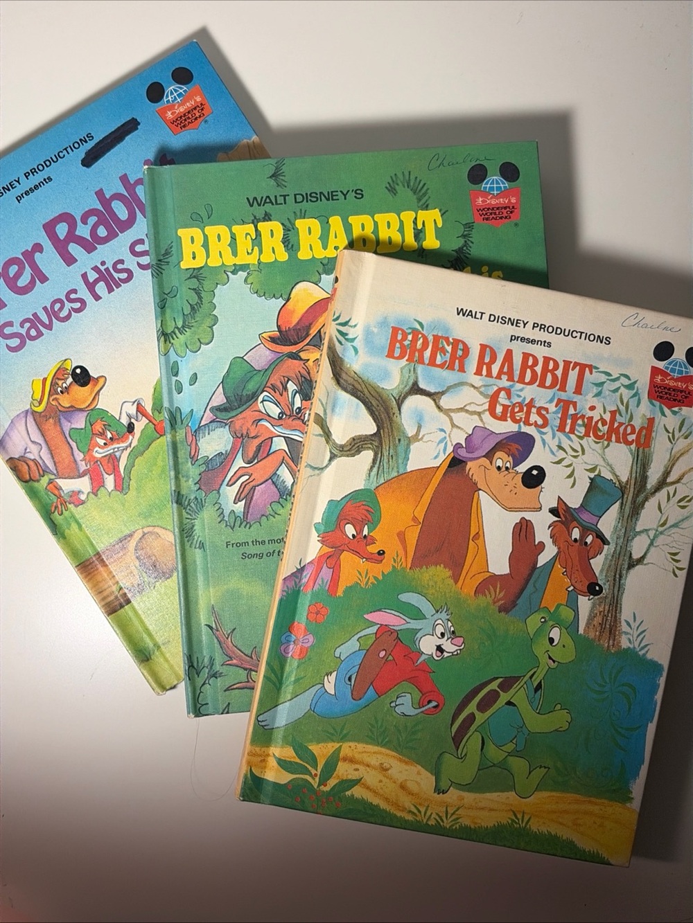 Brer Rabbit Walt Disney Book Lot | Saves His Skin, and his Friends, Gets Tricked